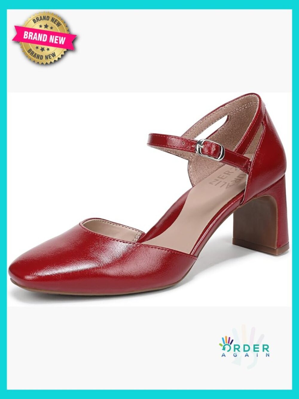 Contour Plus Block Heel Sandals with Snip Toe and Ankle Strap Support